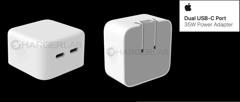 Rò rỉ hình ảnh bộ sạc hai cổng USB-C 35W mới của Apple