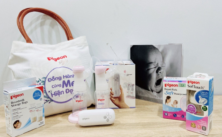 Máy hút sữa Pigeon có chất liệu an toàn, không chứa BPA