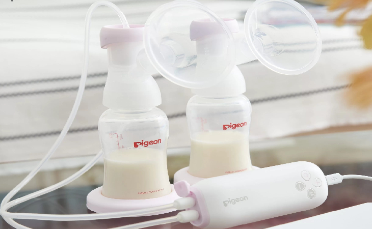 Máy hút sữa Pigeon có thể chuyển đổi linh hoạt giữa chế độ massage và chế độ hút