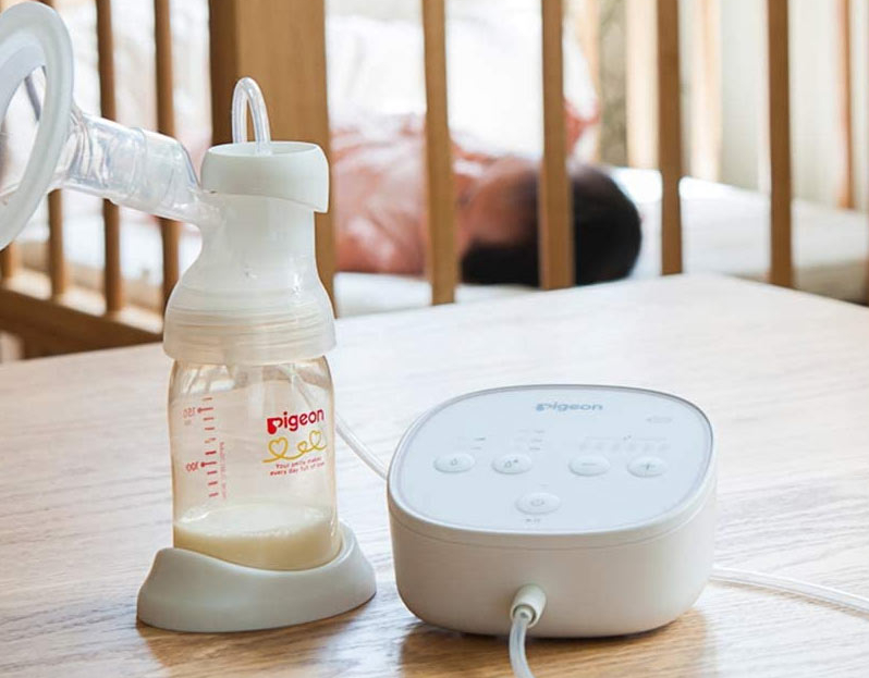 Máy hút sữa Pigeon có thiết kế đơn giản, không trơn trượt 