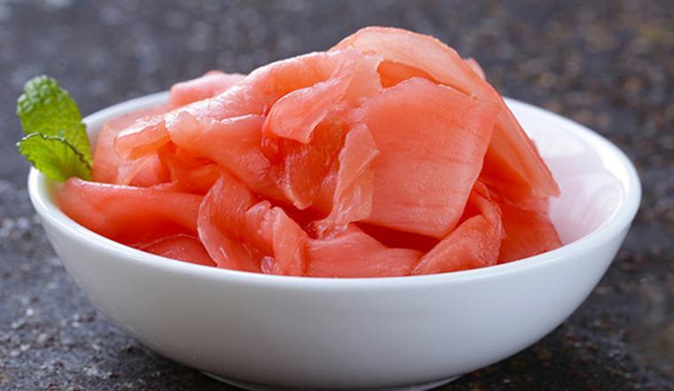 Cách làm gừng ăn sushi (gừng hồng) giòn thơm, đơn giản