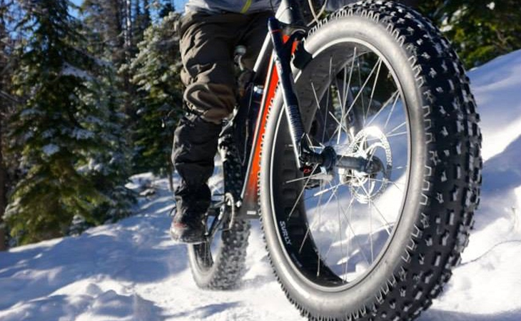 Tìm hiểu các loại lốp xe đạp trên thị trường hiện nay > Lốp xe đi trong tuyết