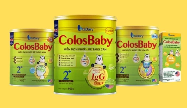 Cập nhật bảng giá sữa Colosbaby chính hãng mới nhất 2022