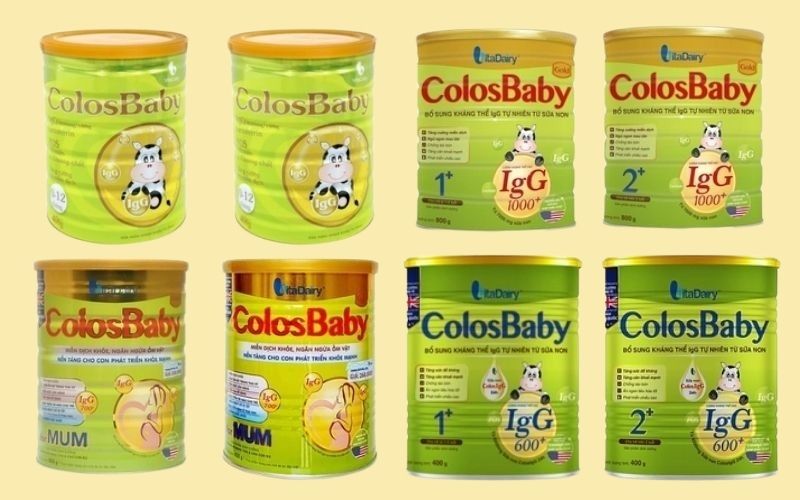 Cập nhật bảng giá sữa Colosbaby chính hãng mới nhất 2022