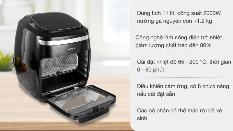 Nồi chiên không dầu Hafele AF-602A