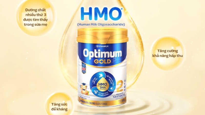 Sữa bột Optimum Gold 2 dành cho bé trong độ tuổi 6 - 12 tháng