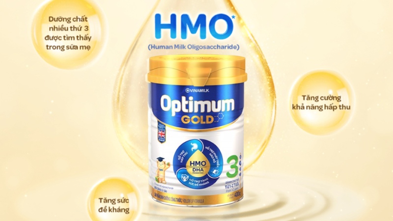 Sữa bột Optimum Gold 3 dành cho bé trong độ tuổi 1 - 2 tuổi