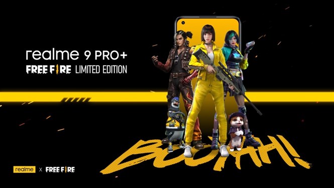 Ra mắt Realme 9 Pro+ Free Fire Limited Edition: Fan Free Fire không thể bỏ qua