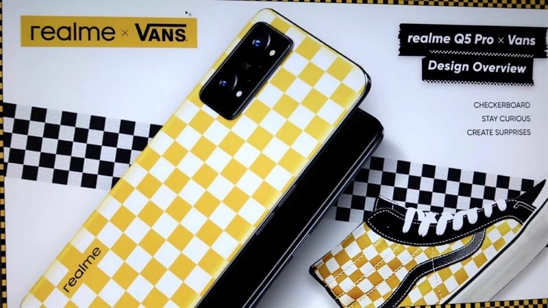 Realme Q5 Pro sẽ có phiên bản lấy cảm hứng từ các mẫu giày Vans