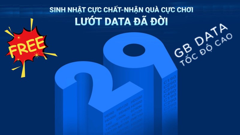 Cách nhận 29GB Data tốc độ cao mạng MobiFone