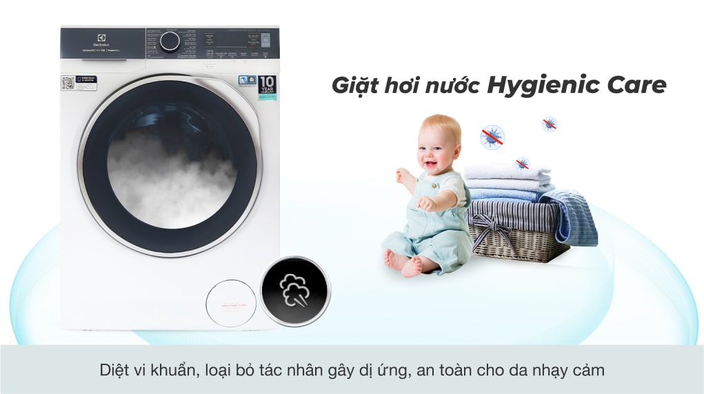 Công nghệ giặt hơi nước diệt khuẩn