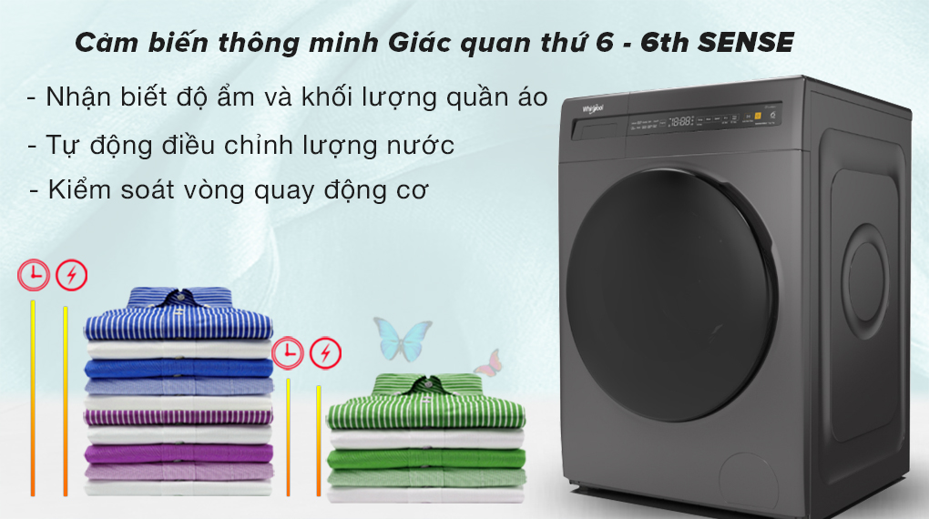 Máy giặt sấy Whirlpool