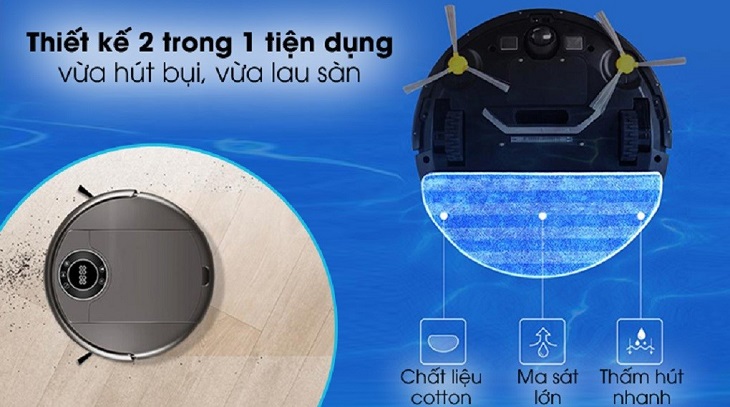 Robot hút bụi lau nhà Shimono ZK808 