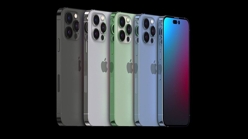 iPhone 14 Pro năm nay dự kiến sẽ có nhiều tùy chọn màu sắc lắm đây. Nguồn: MacRumors.