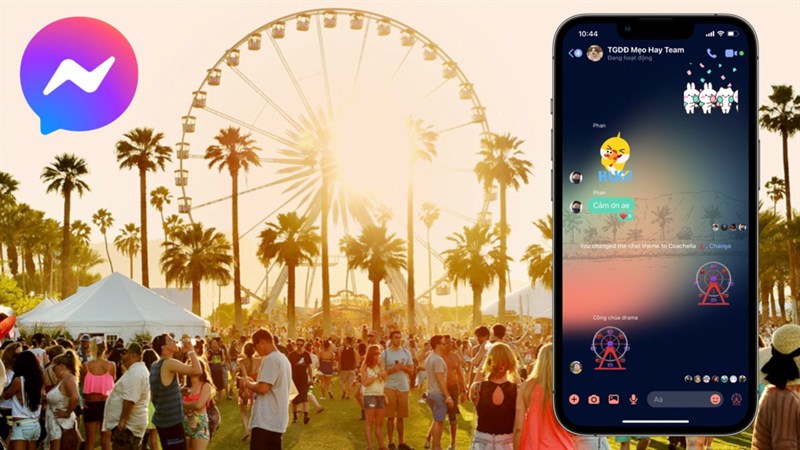 Cách thiết lập chủ đề Lễ hội Coachella trên Messenger Cách thiết lập chủ đề Lễ hội Coachella trên Messenger