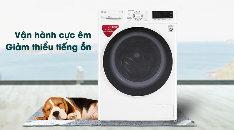 Máy giặt LG vận hành ổn định và cực êm