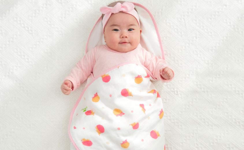 Khăn xô đa năng Dobby Lullaby NH638P trắng nhím