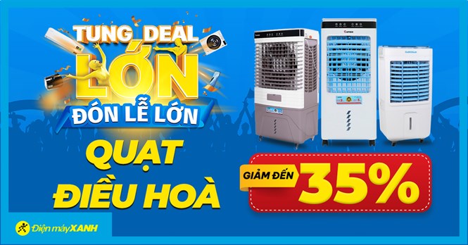 Đón hè tươi mát - Quạt điều hoà giảm SỐC đến 35% trong cuối tháng 4, deal lớn không nên bỏ lỡ!