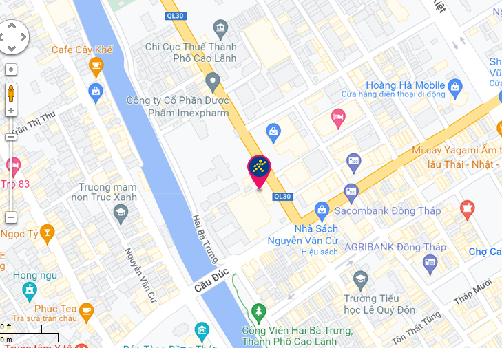 Bản đồ đến cửa hàng AVAKids tại Phường 1, thành phố Cao Lãnh, tỉnh Đồng Tháp