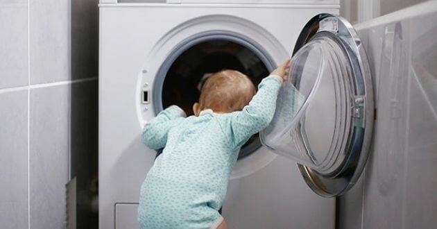 Cách hoạt động của khóa trẻ em ở máy giặt Toshiba 