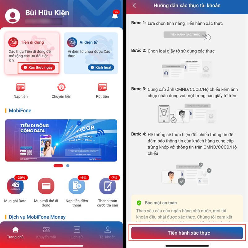 Cách nhận 100 nghìn đồng vào tài khoản di động MobiFone