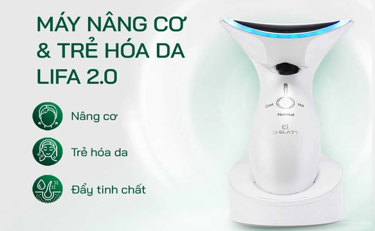 Dr Glatt là thương hiệu của nước nào? Những dòng sản phẩm nổi tiếng của Dr Glatt > Máy được tích hợp công nghệ nhiệt ấm 40 độ C giúp mát-xa giúp thư giãn, tăng tuần hoàn máu