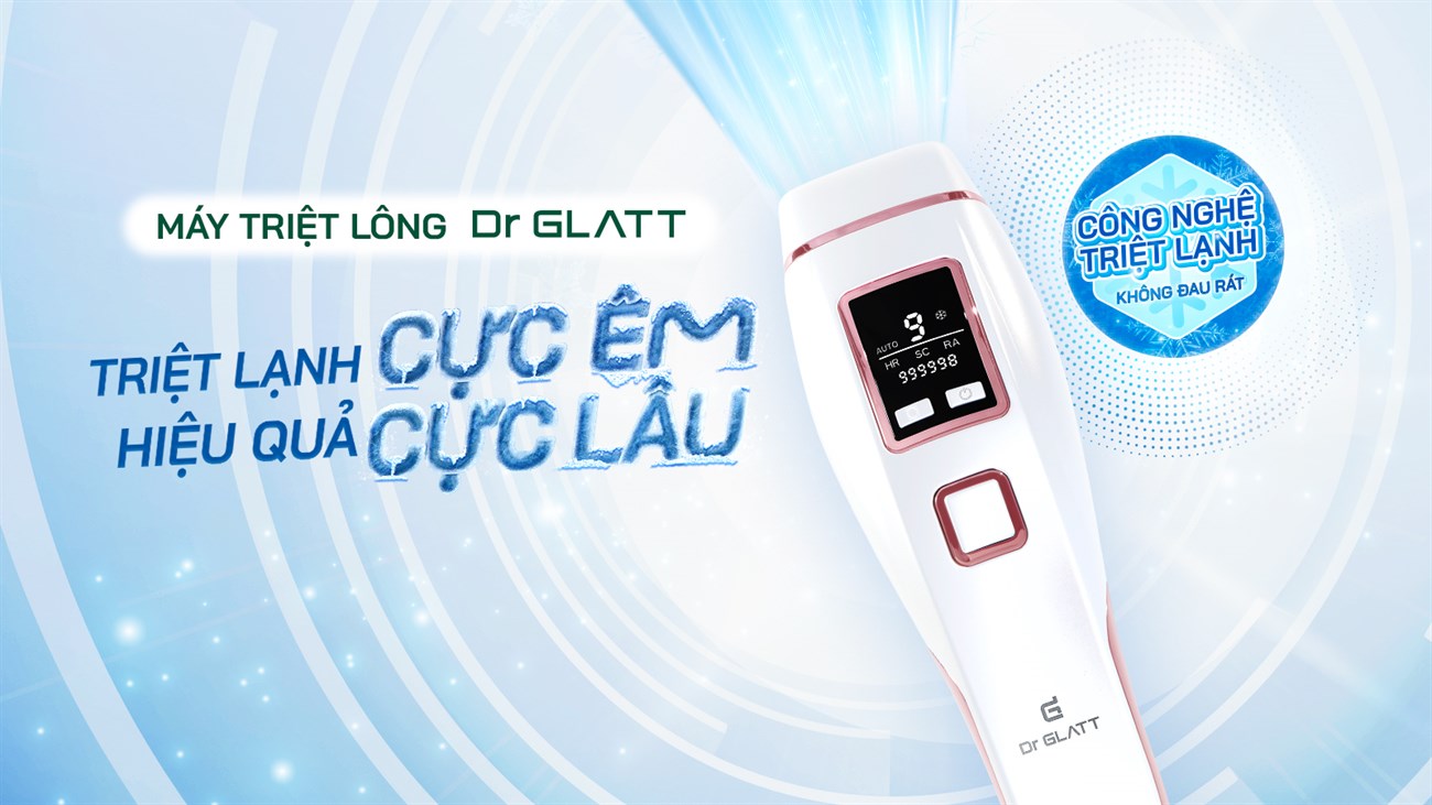 Dr Glatt là thương hiệu của nước nào? Những dòng sản phẩm nổi tiếng của Dr Glatt > Máy triệt lông & trẻ hóa da IPL PRO