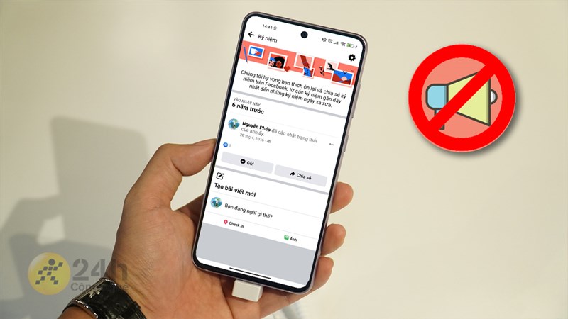 Cách tắt thông báo kỷ niệm trên Facebook