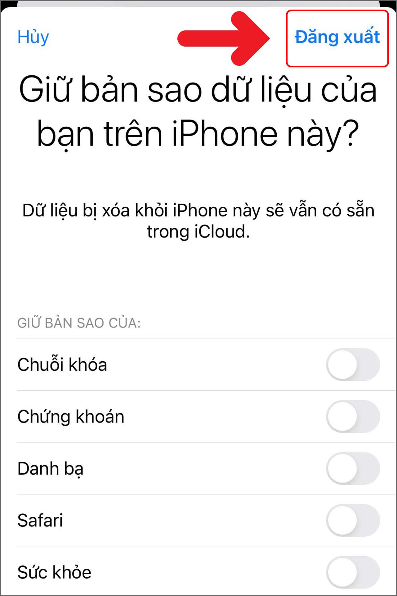 Xóa hết dữ liệu iPhone