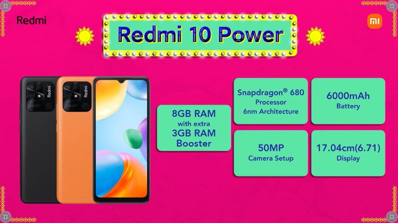 Redmi 10 Power ra mắt
