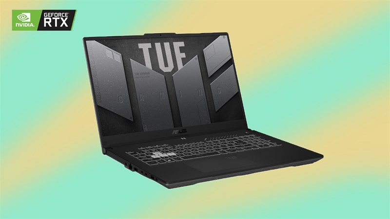 ASUS TUF Gaming A17 FA707QC được trang bị card đồ họa GeForce RTX 3050
