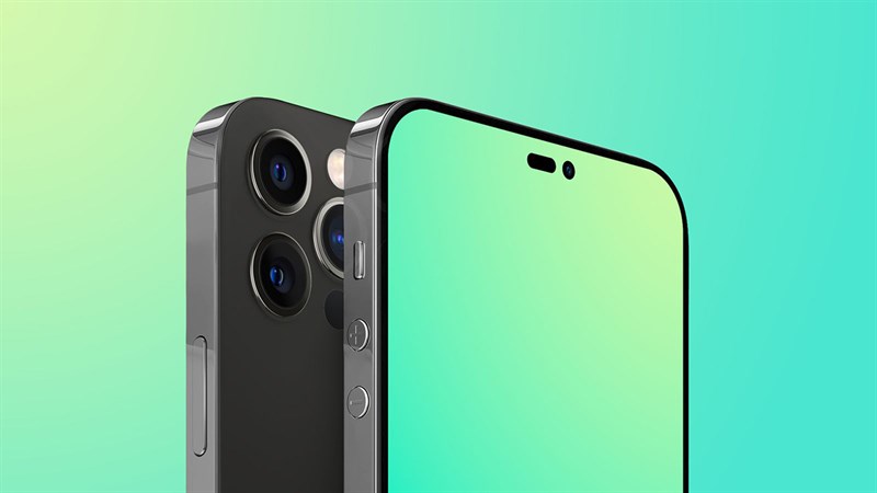 iPhone 14 sẽ có notch hình viên thuốc