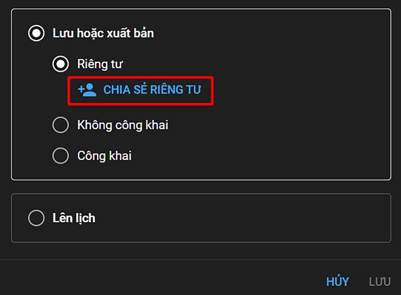 Cách chia sẻ video riêng tư trên YouTube