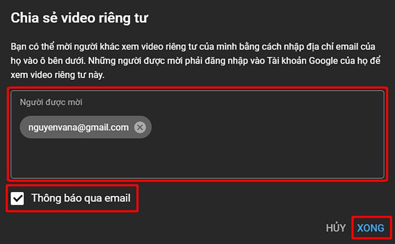 Cách chia sẻ video riêng tư trên YouTube Cách chia sẻ video riêng tư trên YouTube