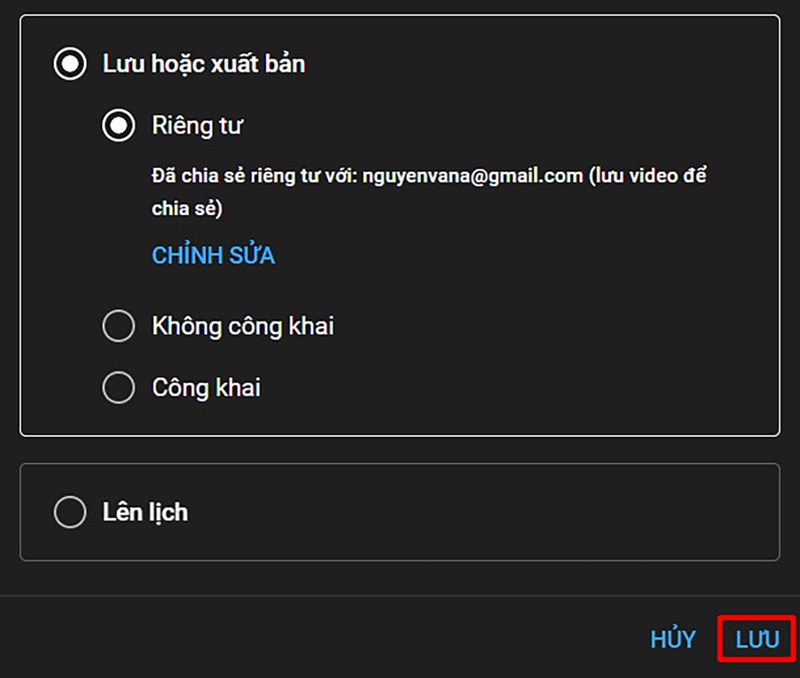 Cách chia sẻ video riêng tư trên YouTube Cách chia sẻ video riêng tư trên YouTube