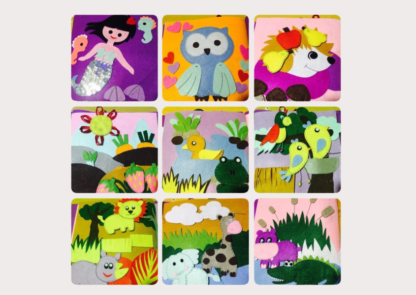 Sách vải theo chủ đề cho bé