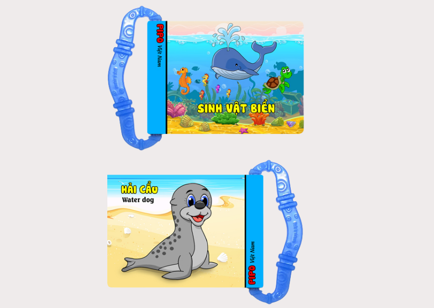 Sách vải kèm theo ngậm nướu cho bé