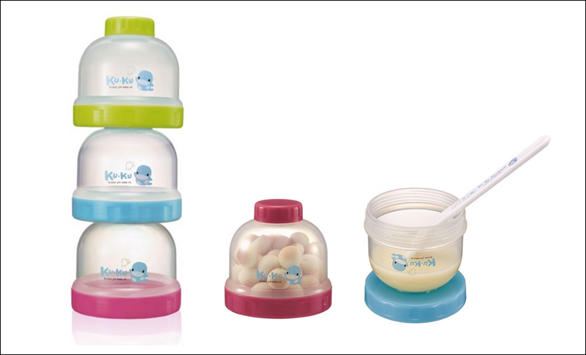 Hộp chia sữa 3 ngăn KuKu KU5465A