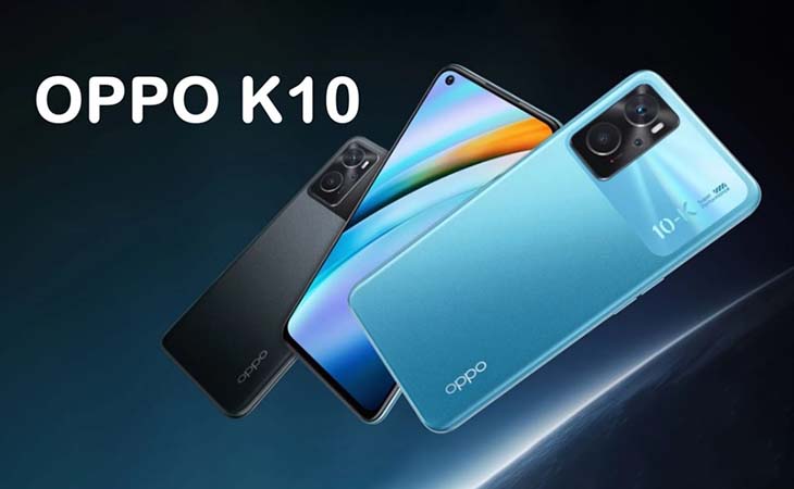 OPPO K10 ra mắt với cụm camera siêu chất cùng 2 màu Ice Blue và Dark Night