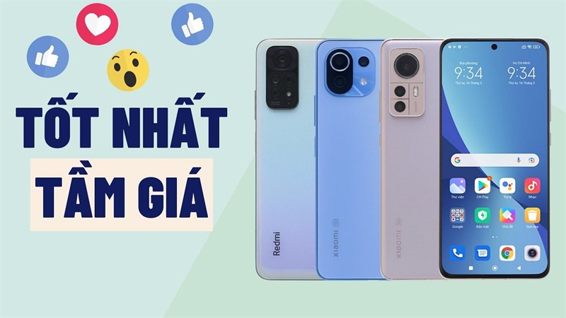 điện thoại Xiaomi tốt nhất tầm giá điện thoại Xiaomi tốt nhất tầm giá
