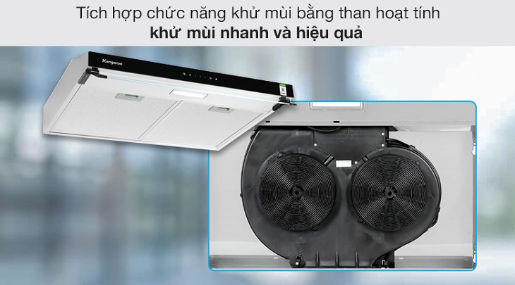 Máy hút mùi áp tường Kangaroo KG70RS thích hợp với gia đình có căn bếp rộng lớn Máy hút mùi áp tường Kangaroo KG70RS thích hợp với gia đình có căn bếp rộng lớn