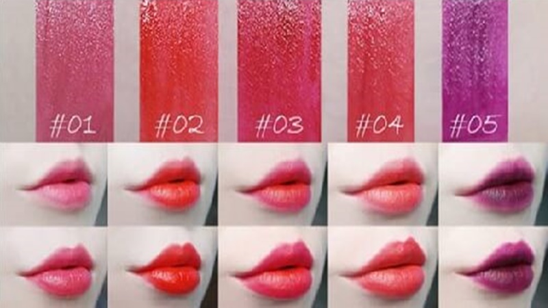 Bảng màu son Bbia Last Velvet Lip Tint Version 1 nắp xanh dương