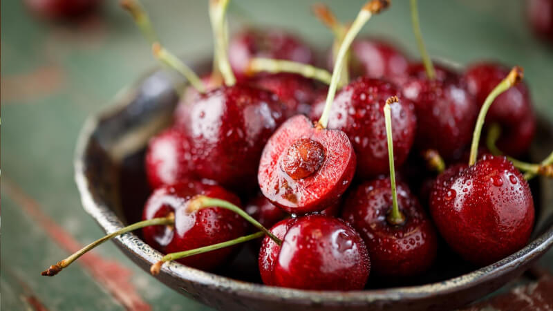 Quả cherry cũng đảm bảo giấc ngủ con người.