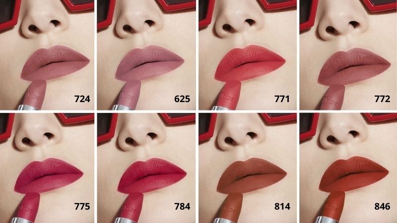 Dòng Matte của Dior Rouge Lipstick mịn như nhung