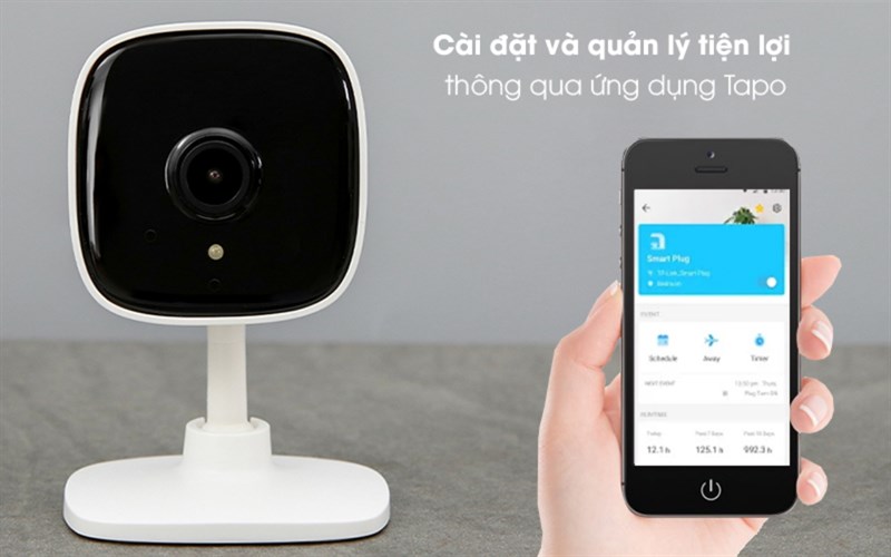 Dễ dàng điều khiển với app Tapo chính là một trong những điểm khiến chiếc camera này trở nên tiện dụng hơn. 