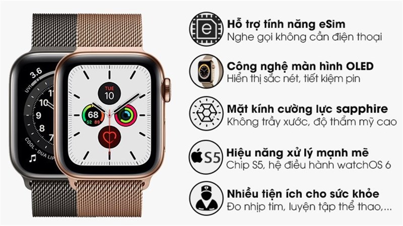 Apple Watch S5 giảm sốc nhất 6 triệu đồng tại TGDĐ, chốt ngay và luôn! Apple Watch S5 giảm sốc nhất 6 triệu đồng tại TGDĐ, chốt ngay và luôn!