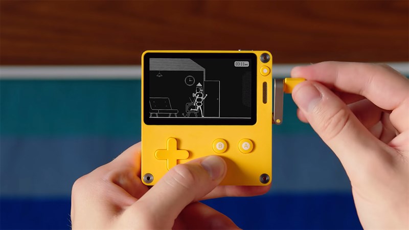 Máy chơi game này được chạy bằng cơm vì thế không lo hết pin