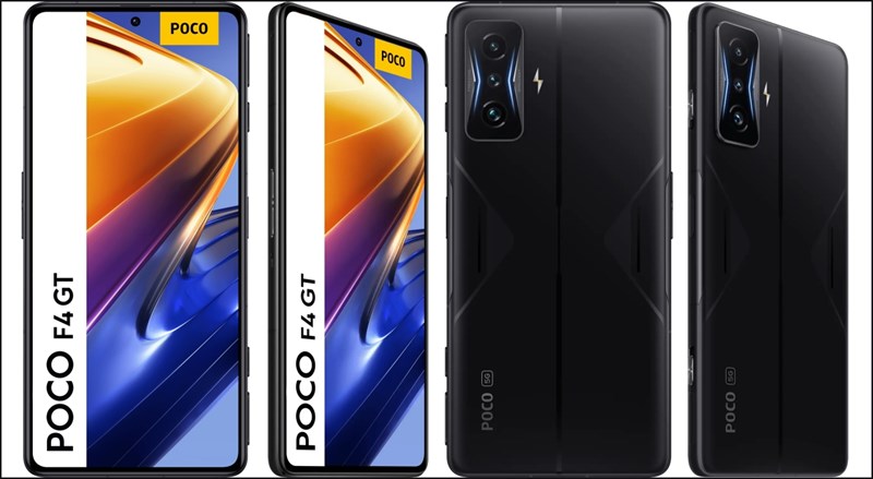 Ảnh render POCO F4 GT phiên bản màu đen Ảnh render POCO F4 GT phiên bản màu đen