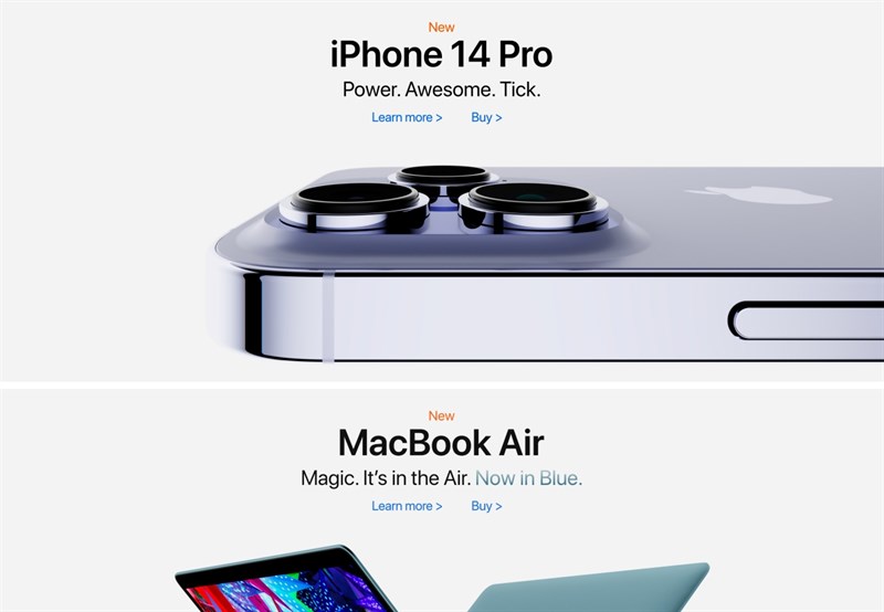 @ld_vova còn render thêm hình ảnh concept iPhone 14 Pro Purple được liệt kê trên trang sản phẩm của Apple
