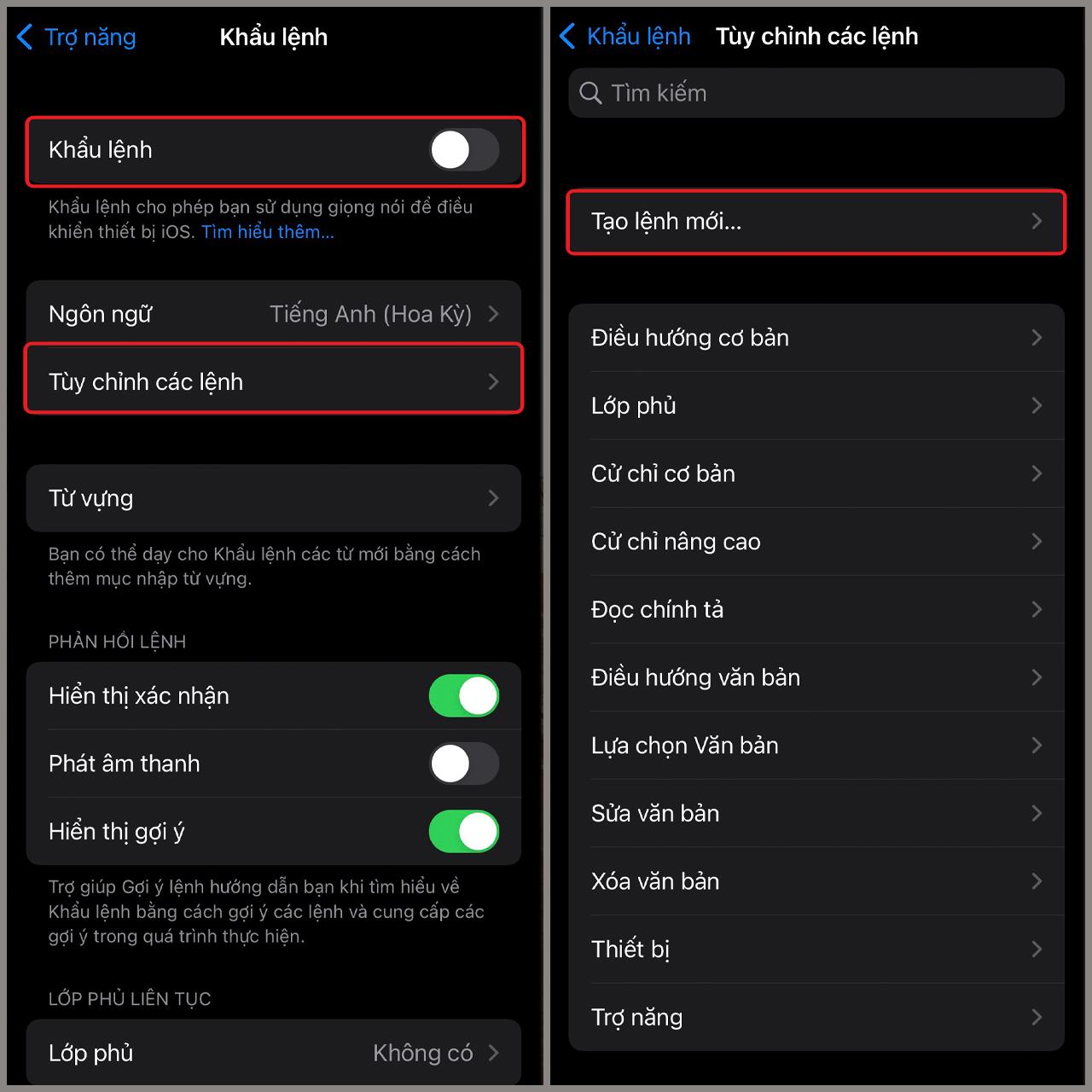 Mở khóa iPhone bằng giọng nói Mở khóa iPhone bằng giọng nói